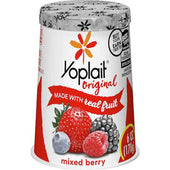 Yoplait Original Mixed Berry Yogurt, 6 Ounce -- 12 per case