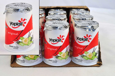Yoplait Original French Vanilla Yogurt, 6 Ounce -- 12 per case.