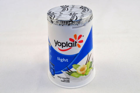 Yoplait Light Very Vanilla Yogurt, 6 Ounce -- 12 per case.