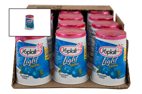 Yoplait Light Blueberry Yogurt, 6 Ounce -- 12 per case.