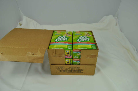 Yoplait Go Gurt Vanilla Strawberry 32 Ounce Cotton Candy Yogurt, 16 count per pack -- 6 per case.