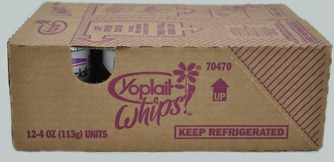 Yoplait Whips Yogurt, Chocolate Mousse, 4 Ounce -- 12 per case.