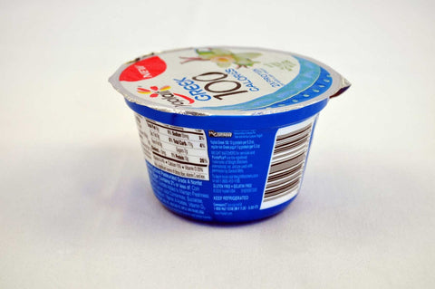 Yoplait 100 Calorie Vanilla Greek Yogurt, 5.3 Ounce -- 12 per case.