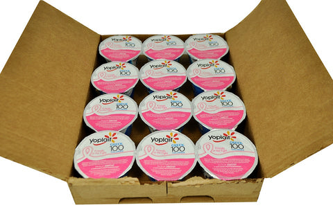 Yoplait Greek 100 Calorie Blended Blueberry Yogurt, 5.3 Ounce -- 12 per case.