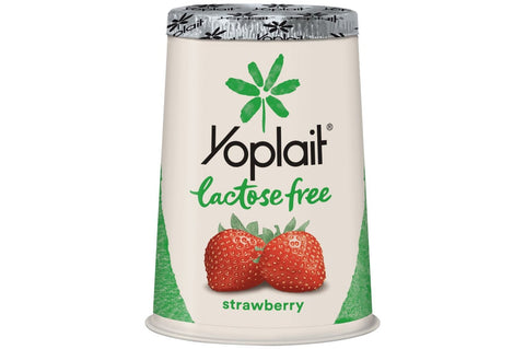 Yoplait Lactose Free Strawberry Yogurt, 6 Ounce -- 12 per case.