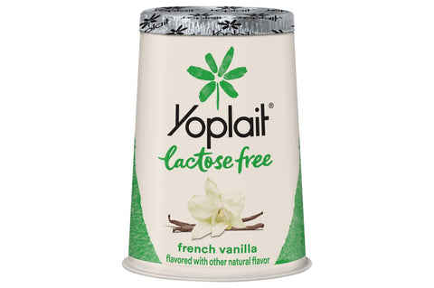 Yoplait Lactose Free French Vanilla Yogurt, 6 Ounce -- 12 per case.