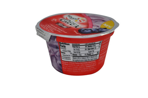 Yoplait Greek Blended Blueberry Yogurt, 5.3 Ounce -- 12 per case.