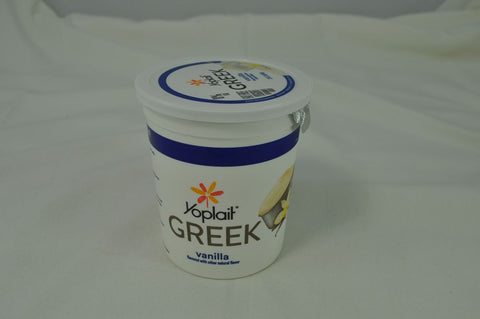 Yoplait Vanilla Greek Yogurt, 32 Ounce -- 6 per case.