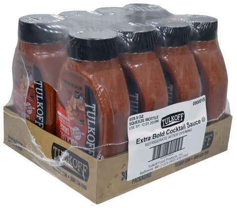Tulkoff Extra Bold Cocktail Sauce, 20.5 Ounce -- 8 per case.