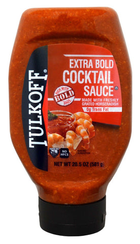 Tulkoff Extra Bold Cocktail Sauce, 20.5 Ounce -- 8 per case.