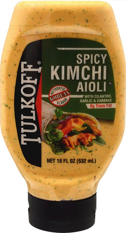 Tulkoff Spicy Kimchi Aioli, 18 Ounce -- 8 per case.