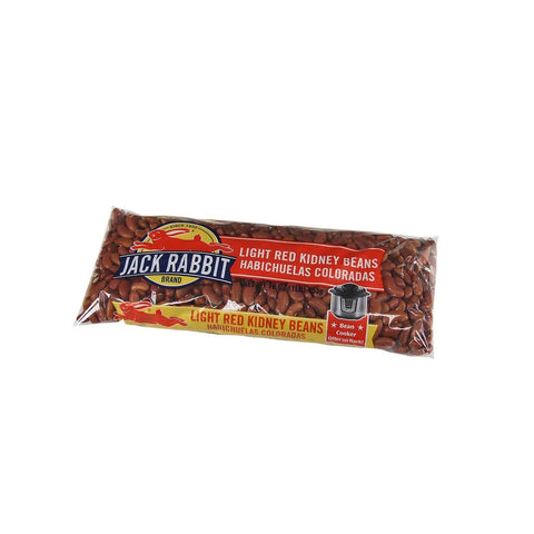 Jack Rabbit Light Red Kidney Beans - 1 lb. bag, 24 bags per case