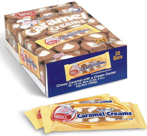 Goetze Caramel Creams Chewy Candy, 1.9 Ounce -- 200 per case