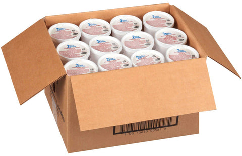 Blue Bunny Strawberry Ice Cream, 4 Fluid Ounce Cup -- 48 per case
