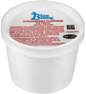 Blue Bunny Strawberry Ice Cream, 4 Fluid Ounce Cup -- 48 per case