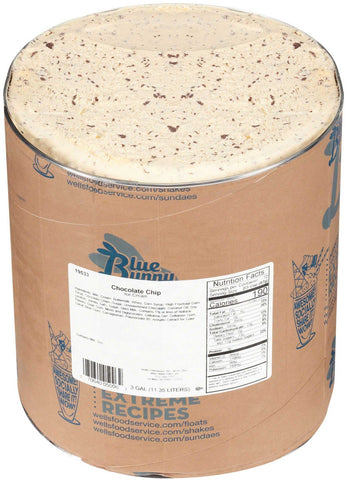 Blue Bunny Premium Chocolate Chip Ice Cream, 3 Gallon Tub