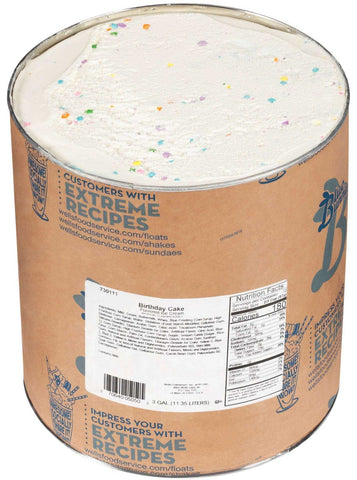 Blue Bunny Premium Birthday Cake Ice Cream, 3 Gallon Tub