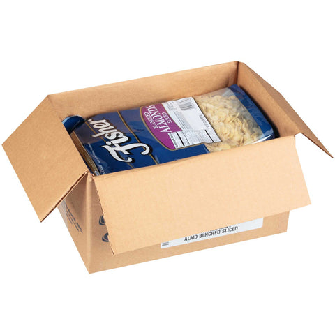 Fisher Chefs Naturals Blanched Sliced Almond Nut, 2 Pound -- 3 per case.