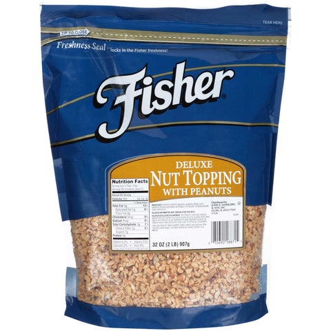 Fisher Chefs Naturals Roasted Deluxe Nut Topping, 2 Pound -- 3 per case.
