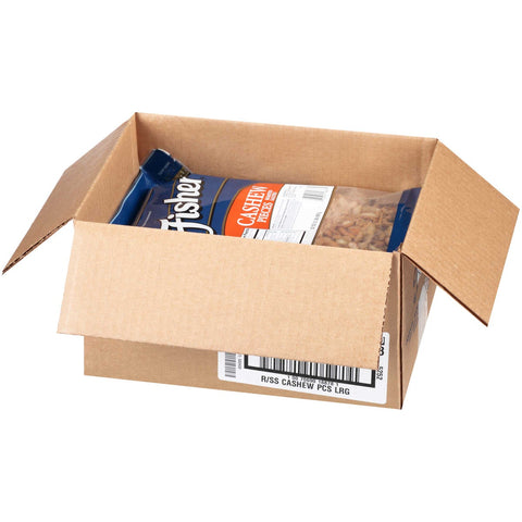 Fisher Large Roasted Cashew Nut Piece, 2 Pound -- 3 per case.