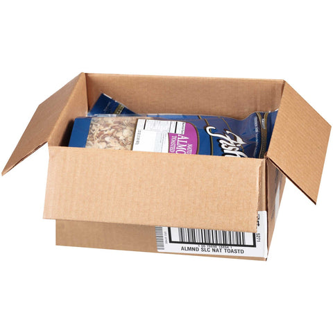 Fisher Natural Toasted Sliced Almond, 32 Ounce -- 3 per case.