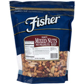Fisher Fancy Mixed Nuts No Peanuts, 32 Ounce -- 3 per case.