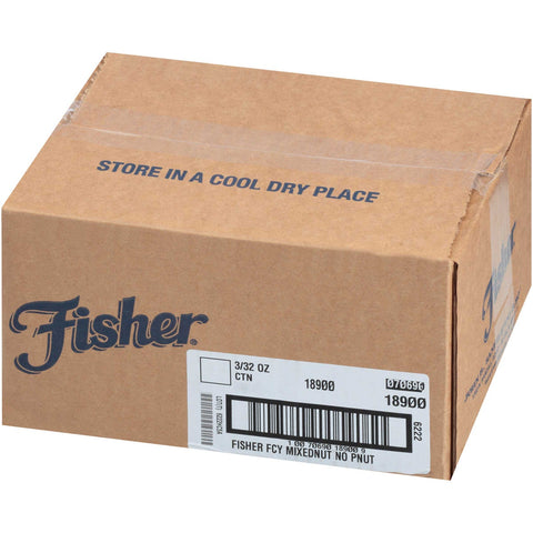 Fisher Fancy Mixed Nuts No Peanuts, 32 Ounce -- 3 per case.