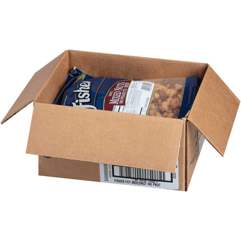 Fisher Fancy Mixed Nuts No Peanuts, 32 Ounce -- 3 per case.