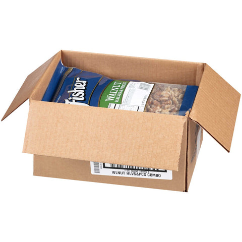 Fisher Walnut Halves and Pieces, 32 Ounce -- 3 per case.
