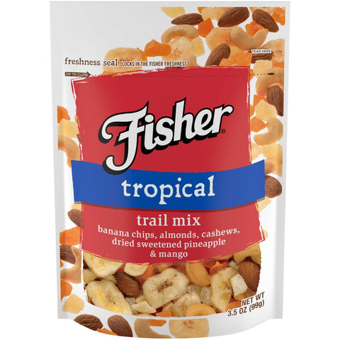 Fisher Tropical Trail Mix, 3.5 Ounce -- 6 per case.