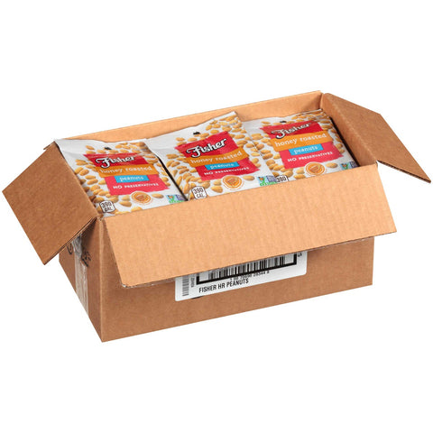 Fisher Honey Roasted Peanuts, 2.25 Ounce -- 30 per case.