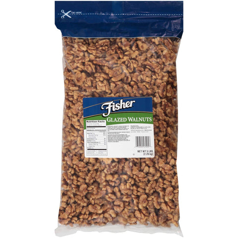 Fisher Glazed Walnuts, 5 Pound.