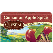 Celestial Seasonings Cinnamon Apple Spice Herbal Tea - 20 tea bags per pack -- 6 packs per case.