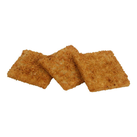 American Pride Seafoods Fully Cooked Square Alaskan Pollock, 2.5 Ounce, 30 pound.