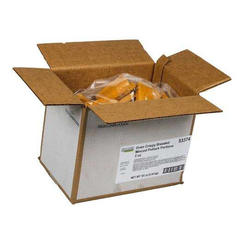 High Liner Foods Oven Crispy Breaded 3 Ounce Minced Alaskan Pollock Portion, 10 Pound