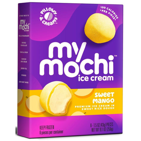 My Mochi Sweet Mango Ice Cream, 9.1 Ounce -- 12 per case