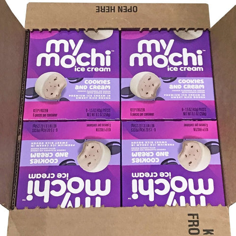 My Mochi Cookies and Cream Ice Cream, 9.1 Ounce -- 12 per case