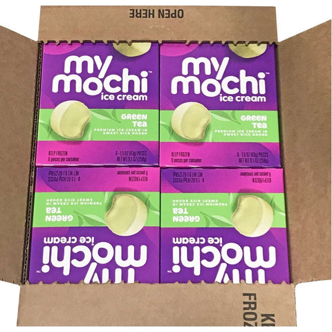 My Mochi Green Tea Ice Cream, 9.1 Ounce -- 12 per case