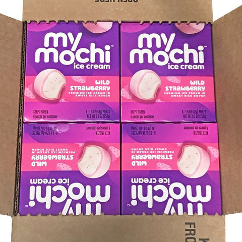 My Mochi Ripe Strawberry Ice Cream, 9.1 Ounce -- 12 per case