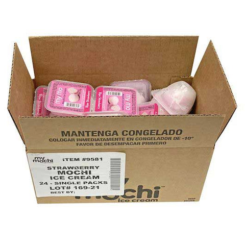 My Mochi Strawberry Mochi Ice Cream, 1.5 Ounce -- 24 per case