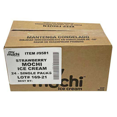 My Mochi Strawberry Mochi Ice Cream, 1.5 Ounce -- 24 per case