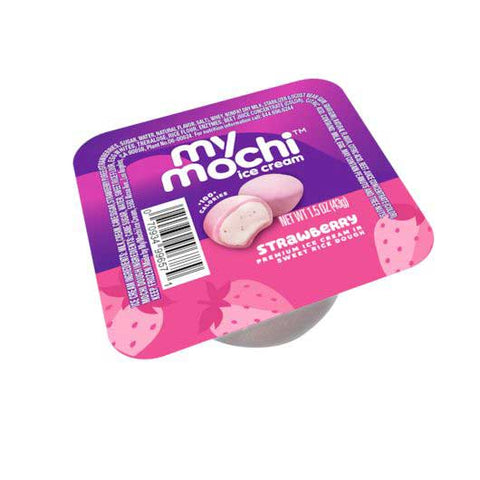 My Mochi Strawberry Mochi Ice Cream, 1.5 Ounce -- 24 per case