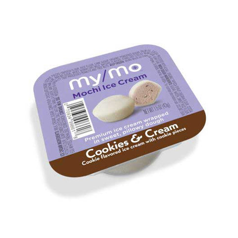 My Mochi Cookies and Cream Mochi Ice Cream, 1.5 Ounce -- 24 per case