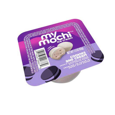 My Mochi Cookies and Cream Mochi Ice Cream, 1.5 Ounce -- 24 per case
