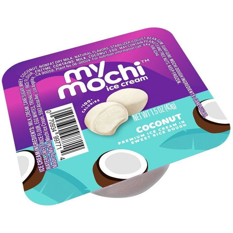 My Mochi Coconut Ice Cream, 1.5 Ounce -- 72 per case
