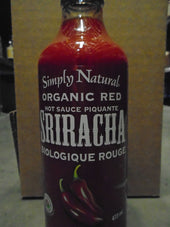 Simply Natural Organic Red Sriracha Sauce, 480 Milliliter -- 12 per case.