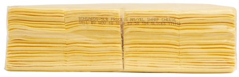 Bongards Processed Yellow American Sharp Cheddar Cheese, 5 Pound -- 8 per case.