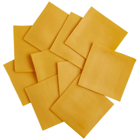 Bongards Pasteurized Blended Cheddar Cheese Slices, 5 Pound -- 4 per case
