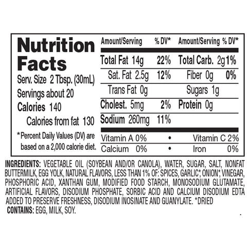 Hidden Valley Ranch Dressing, 20 Ounce -- 6 per case.