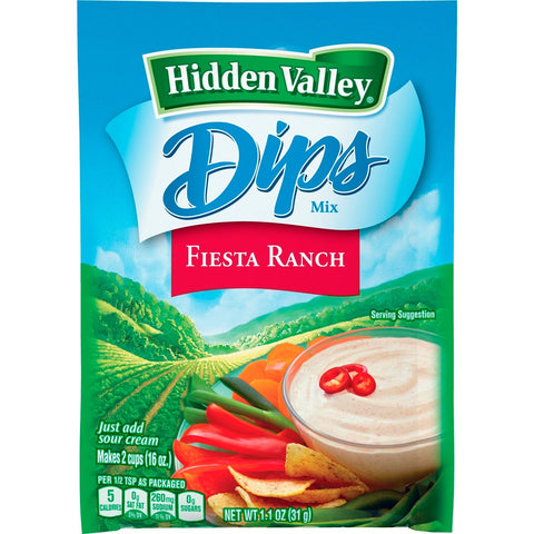 Hidden Valley Fiesta Ranch Party Dip, 24 Case -- 1 Ounce
